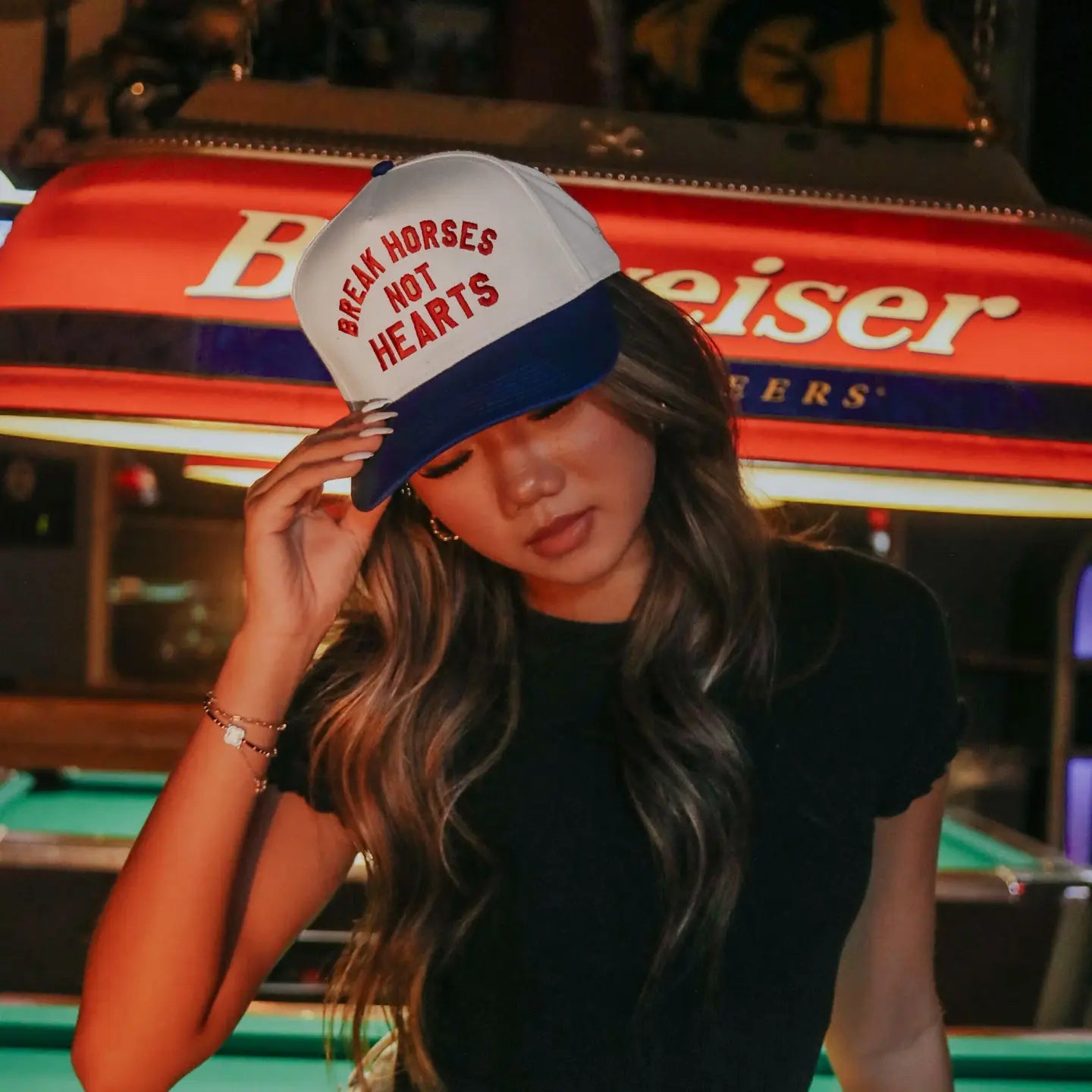 Break Horses Not Hearts Trucker Hat - The Salty BabeHats