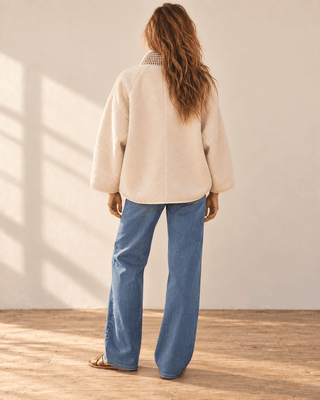 Brookline Gingham Sherpa Jacket - The Salty BabeJackets