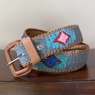 The Saddleback Belt - Light Denim