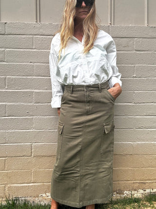 Cargo Time Maxi Skirt - The Salty BabeClothing