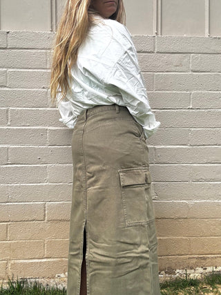 Cargo Time Maxi Skirt - The Salty BabeClothing