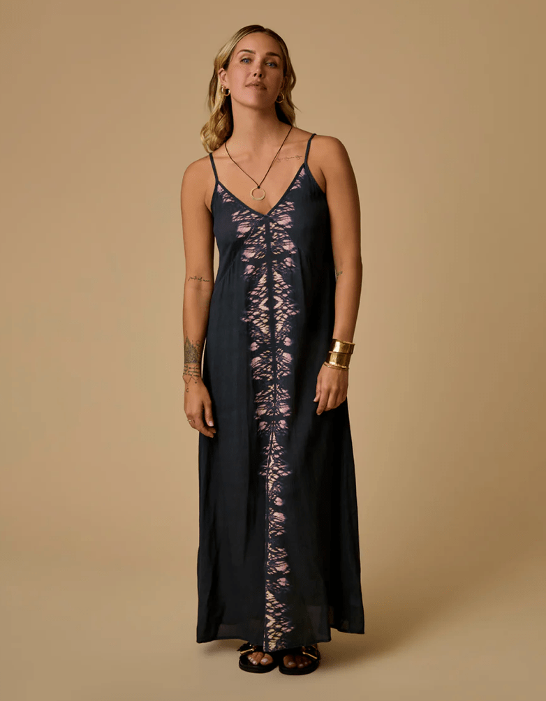 Carve Designs Jordy Slip Dress - Women's Black Tie Dye, XS Carve Designs Jordy Slip Dress - Women's Black Tie Dye, XS