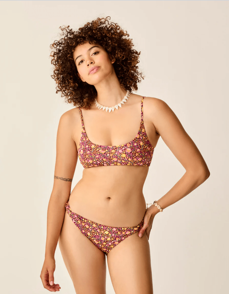 CARVE DESIGNS Laguna Bikini Bottom - Garden - The Salty BabeSwim Bottoms