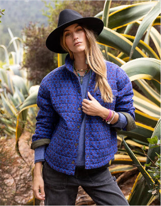CARVE DESIGNS Marais Reversible Jacket - Fir/Capri Batik - The Salty BabeJackets