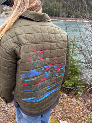 CARVE DESIGNS Marais Reversible Jacket - Fir/Capri Batik - The Salty BabeJackets