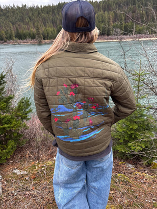 CARVE DESIGNS Marais Reversible Jacket - Fir/Capri Batik - The Salty BabeJackets