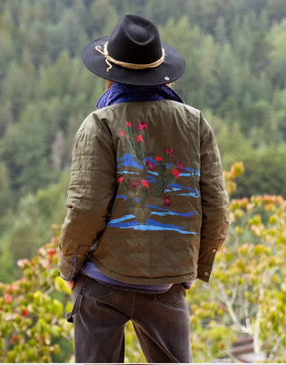 CARVE DESIGNS Marais Reversible Jacket - Fir/Capri Batik - The Salty BabeJackets