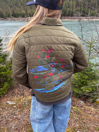CARVE DESIGNS Marais Reversible Jacket - Fir/Capri Batik - The Salty BabeJackets