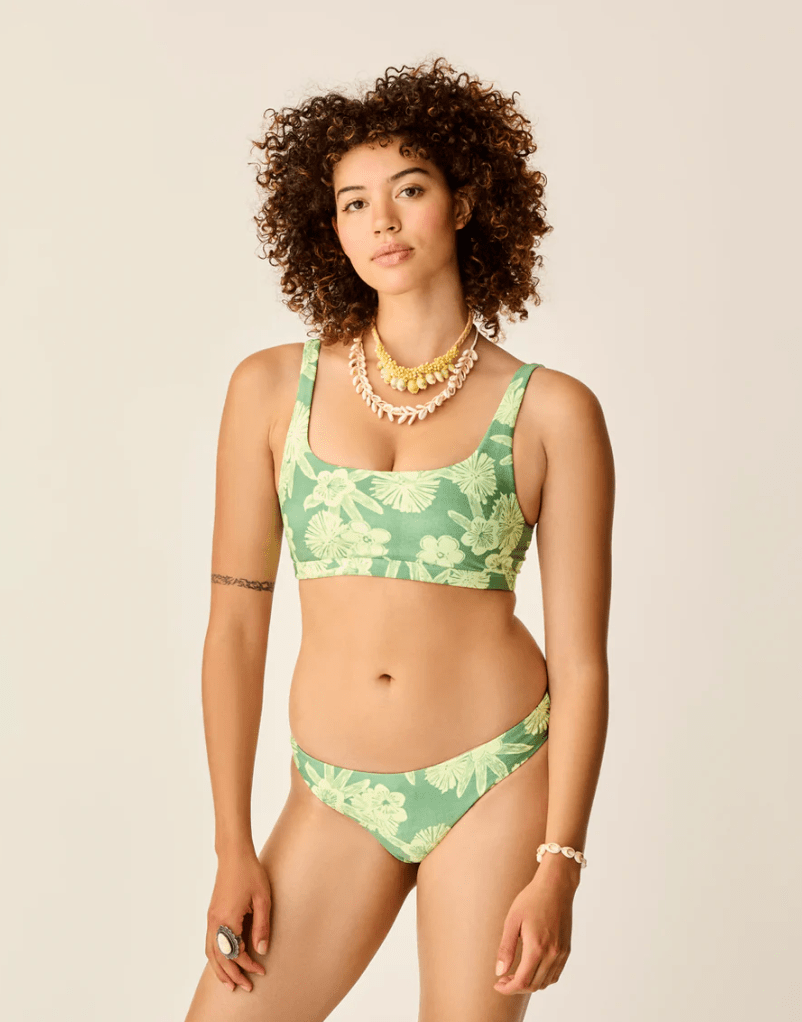 CARVE DESIGNS Sanitas 2.0 Compression Bikini Bottom - Tide - The Salty BabeSwim Bottoms