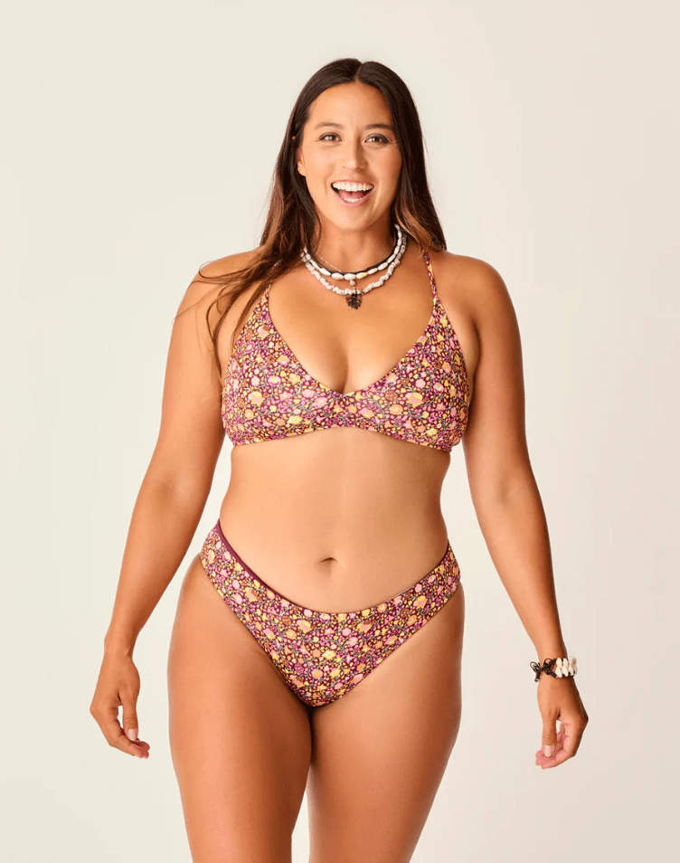 CARVE DESIGNS Sanitas Reversible Bikini Bottom - Garden/Nirvana - The Salty BabeSwim Bottoms