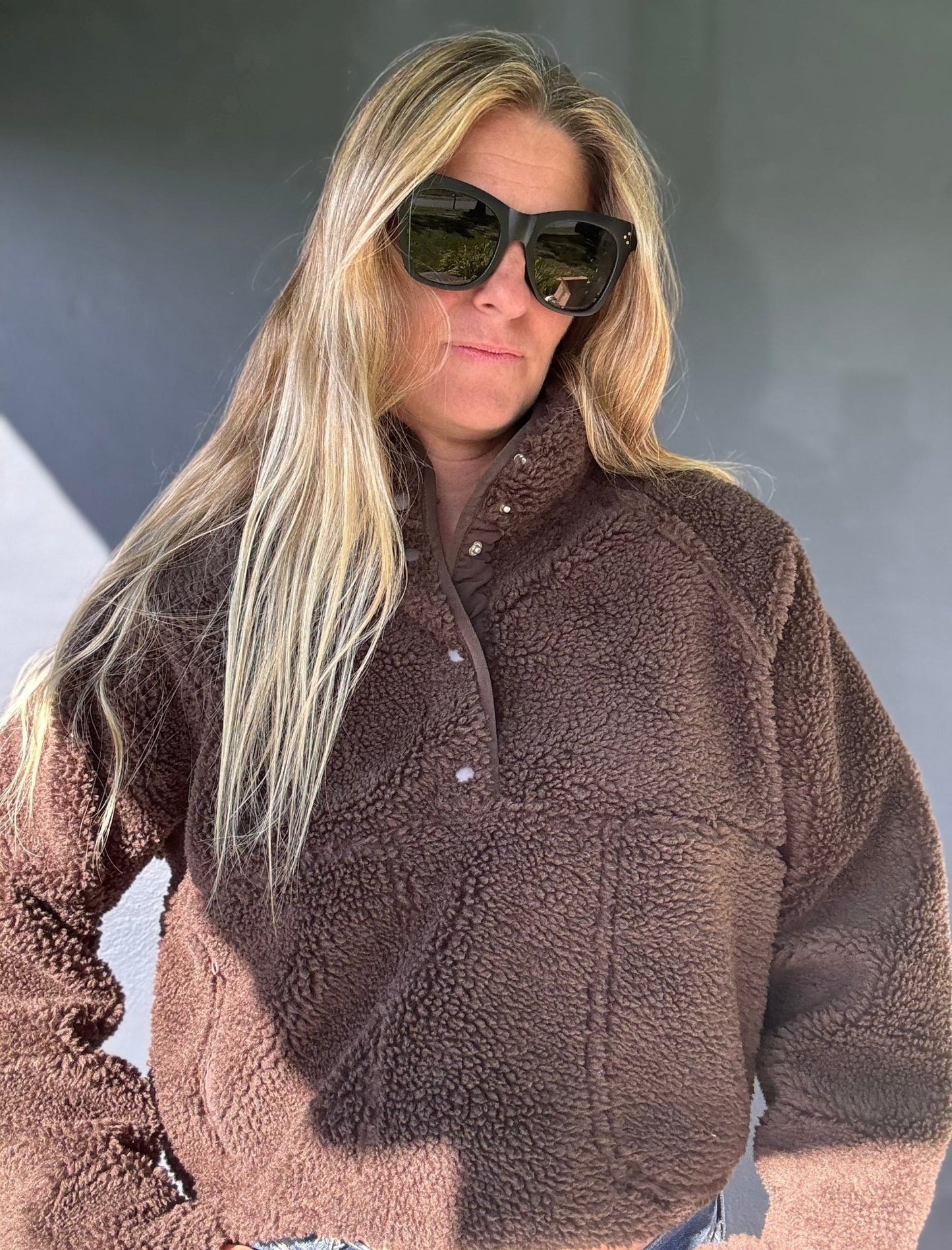 Chai & Chill Sherpa Jacket - The Salty BabeJackets