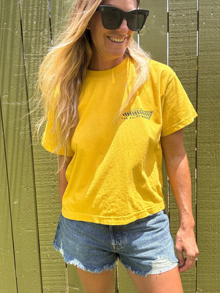 Checkered Flag Boxy Tee - The Salty BabeTee Shirts