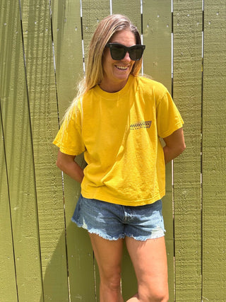 Checkered Flag Boxy Tee - The Salty BabeTee Shirts