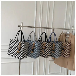 Checkmate Carry Tote Bag - The Salty BabeTote Bag