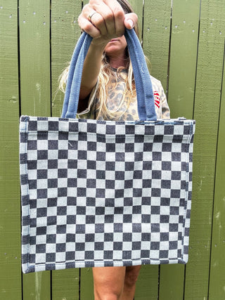 Checkmate Carry Tote Bag - The Salty BabeTote Bag