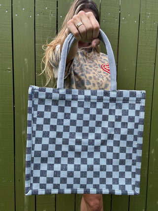Checkmate Carry Tote Bag - The Salty BabeTote Bag
