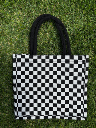 Checkmate Carry Tote Bag - The Salty BabeTote Bag