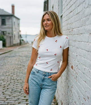 Cherry Lovin' Baby Tee - The Salty BabeTee Shirts