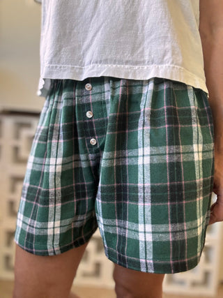 Classic Plaid Boxer Shorts - The Salty BabeShorts