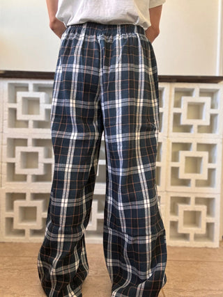 Classic Plaid Wide Leg Lounge Pants - The Salty BabePants