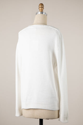 Claws Out Sweater - Ivory/Red - The Salty BabeSweaters
