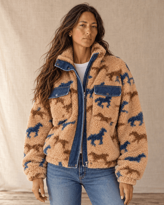 Clayton Jacket - Cuban Sand Horse | The Salty Babe