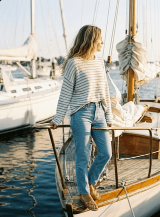 Coastal Classic Stripe Sweater - The Salty BabeSweaters
