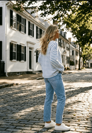 Coastal Classic Stripe Sweater - The Salty BabeSweaters
