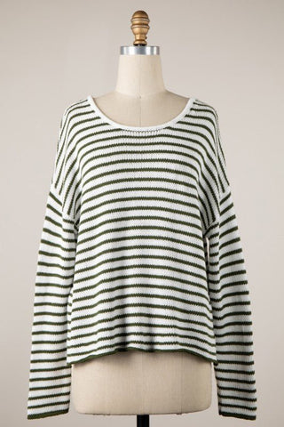 Coastal Classic Stripe Sweater - The Salty BabeSweaters