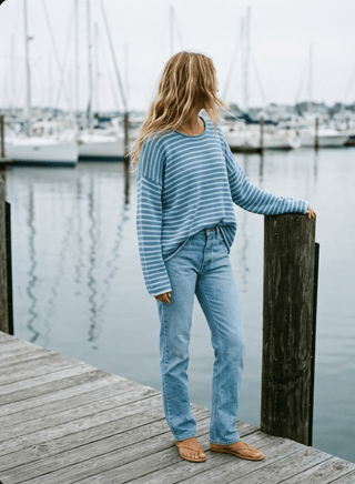 Coastal Classic Stripe Sweater - The Salty BabeSweaters