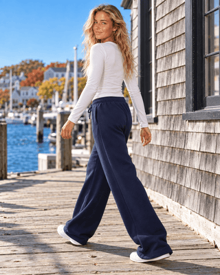 Coastal Comfort Sweatpants - Deep Navy | The Salty Babe
