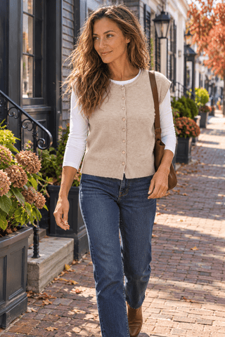 Coastal Layer Sweater Vest | The Salty Babe