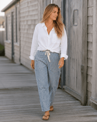 Coastline Stripe Barrel Pant - The Salty BabePants