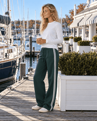 Coastline Stripe Sweatpants | The Salty Babe