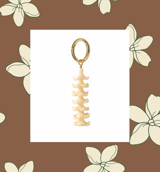 Coconut Collective Puakenikeni Keychain - The Salty BabeKeychain
