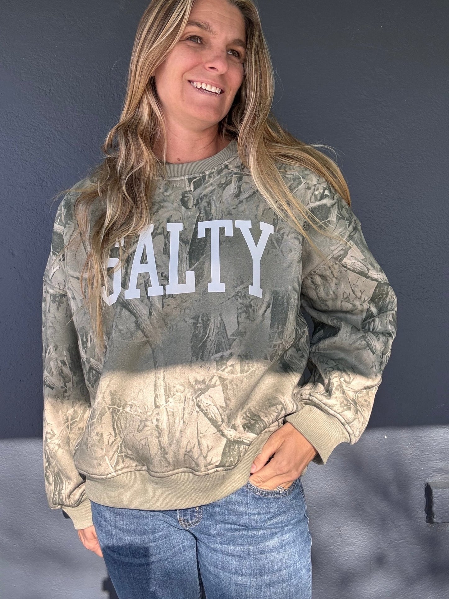 Code Green Camo Sweatershirt - The Salty BabeSweatshirt