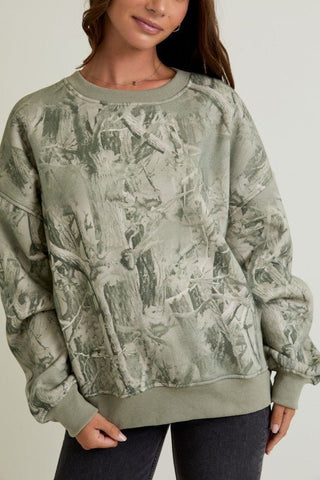 Code Green Camo Sweatershirt - The Salty BabeSweatshirt