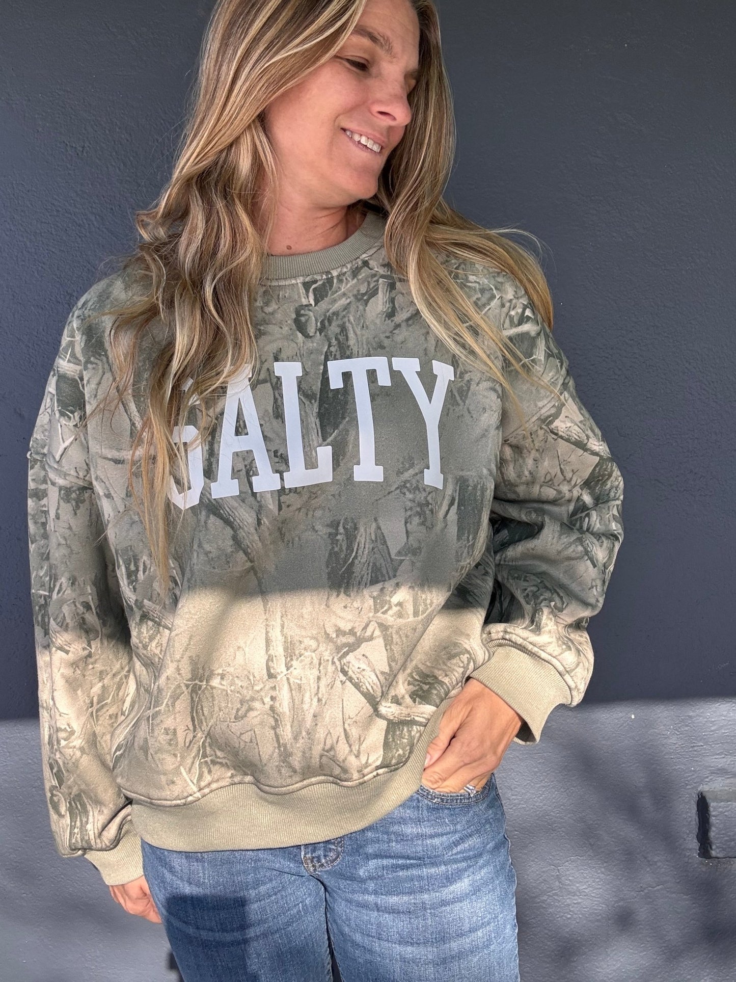 Code Green Camo Sweatershirt - The Salty BabeSweatshirt