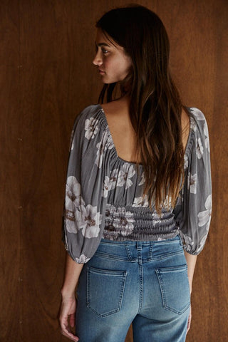 Colette Floral Top - The Salty BabeTop