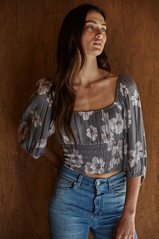 Colette Floral Top - The Salty BabeTop