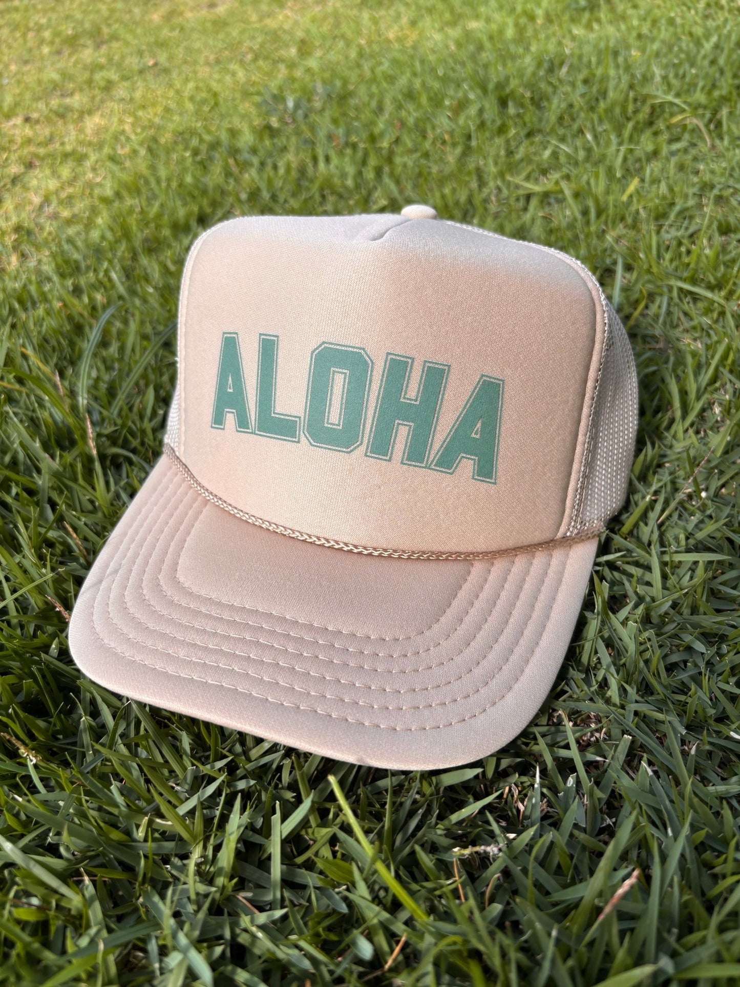 College of Aloha Trucker Hat - The Salty BabeHats
