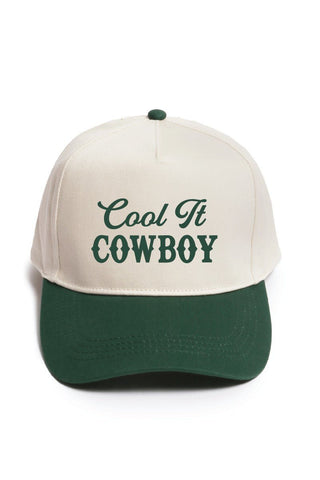 Cool It Cowboy Baseball Hat - The Salty BabeHats
