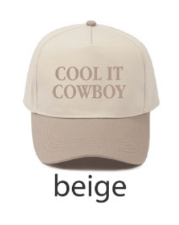 Cool It Cowboy Baseball Hat - The Salty BabeHats