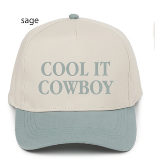 Cool It Cowboy Baseball Hat - The Salty BabeHats