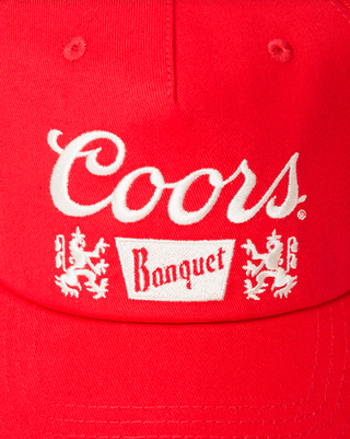 Coors Banquet 5-Panel Hat - Red - The Salty BabeHats