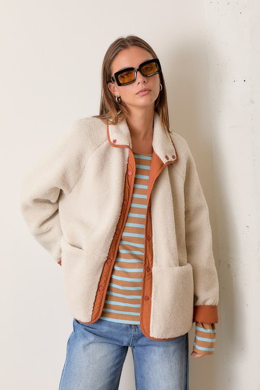 Creamline Reversible Jacket - The Salty BabeJackets