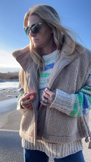 Creamstone Fleece Vest - The Salty BabeVest