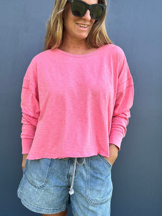 Cut It Out Long Sleeve Top - The Salty BabeLong Sleeve Tops