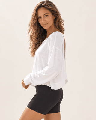 Cut It Out Long Sleeve Top - The Salty BabeLong Sleeve Tops