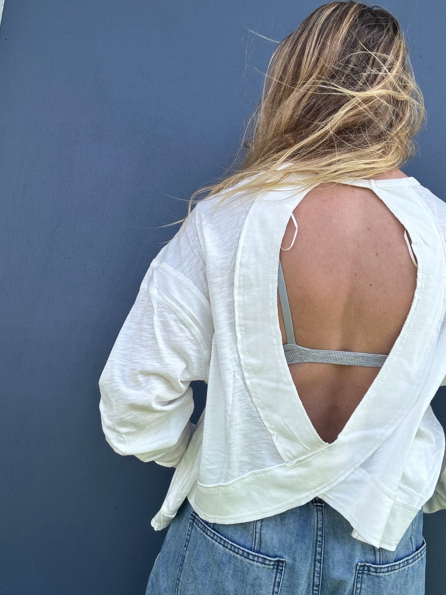 Cut It Out Long Sleeve Top - The Salty BabeLong Sleeve Tops